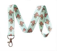 Monkey Print Lanyard Key Chain Id Badge Holder