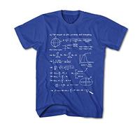 Monkey Print Men's T-Shirt 42 The Answer! Hitch-Hiking Durch Die Galaxis - Blue, L