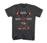 Monkey Print Men's T-Shirt Walking, Dead Eeny Meeny Miny Moe. You are It! Negan - Anthracite, XXL
