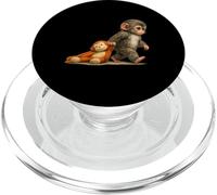 Monkey Punch Baby Macaque Little Punch Big Cute Love Plush PopSockets PopGrip for MagSafe