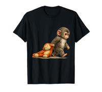 Monkey Punch Baby Macaque Little Punch Big Cute Love Plush T-Shirt