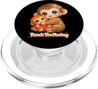 Monkey Punch Japan Macaque Cute Baby Monkey Viral Monkey Zoo PopSockets PopGrip for MagSafe