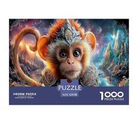 Monkey Puzzles 1000 Pieces Wildlife Jigsaw Puzzles for Adults Educational Puzzle Game Challenging Puzzles for The Whole Family, for Women, Gifts for Men 100% Recycled Cardboard 52x38cm/1000pcs