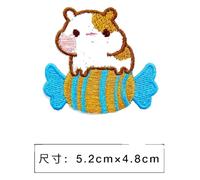 Monkey Rabbit Cat DIY Patch Cartoon Fashion Fabric Patch
