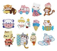 Monkey Rabbit Cat DIY Patch Cartoon Fashion Fabric Patch