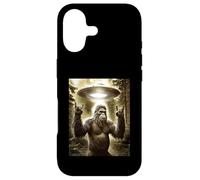 Monkey RockOn In The Enchanted Forest Ufo Alien Sci-Fi Case for iPhone 17
