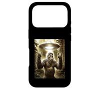 Monkey RockOn In The Enchanted Forest Ufo Alien Sci-Fi Case for iPhone 17 Pro