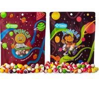 Monkey Rocks Sour Freeze Dried Candy | Halal Freeze Dried Sweets & Bundle | Sour & Sweet Freeze Dry, Fruit & Candy | Premium Vegan delight (Mix-Pack of 2)