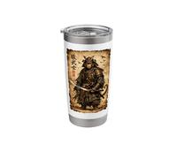 Monkey Samurai Art Japanese Vintage Stainless Steel Insulated Tumbler