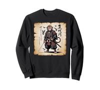 Monkey Samurai Art Japanese Vintage Sweatshirt
