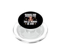 Monkey See Monkey Do 50 Year Old - 50th Birthday Party PopSockets PopGrip for MagSafe