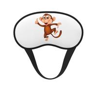 Monkey Sleep Mask for Side Sleeper, Eye Mask Sleeping for Women Men,for Sleeping with Elastic Band