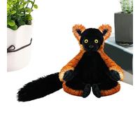 Monkey Soft Toy - Soft Stuffed Animal for Kids with PP Cotton Filling | Breathable Velvet Fabric with Soothing Cuddle Function, Brown Realistic Jungle Creature, 25cm Lightweight 270g Nursery Bedroom