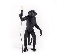 Monkey Standing Table Lamp Black Outdoor