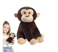Monkey Stuffed Animal | 8 Inch Cute Gorillas Plush Toy | Realistic Animal Pillow Decor,for Baby Girls Kids Birthday Halloween Home Bedroom Sofa Car