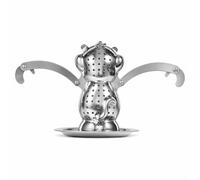 Monkey Tea Infuser, Food 8/20 Stainless Steel Loose Leaf Tea Infuser Strainer Brew Loose Leaf Tea, and Seasonings (Monkey)