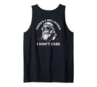 Monkey There's A 99% Chance I Don't Care (On Back) Tank Top