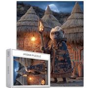 Monkey Totem Guards The Village 1000 Piece Jigsaw Puzzles for Adults Pumpkin Ghost Art Jigsaw Puzzle Colorful DIY Puzzles for Home Decoration Gifts Family Puzzle Perfect for Game Nights 50×70cm