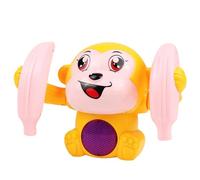 Monkey Toy - Tumbling Monkey, Interactive Banana-Holding, Interactive Education Tool, Fast Automatic Crawling Action Play Item | Voice Light Entertainment Unit Designed For