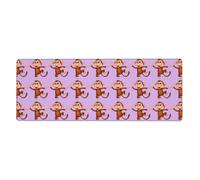 Monkey Washable Keyboard Mat Oversized Desk Pad for Easy Cleaning and Enhanced Workspace