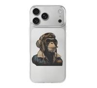 Monkey Wearing Aviator Goggles TPU Cell Phone Case