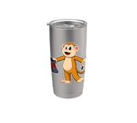 Monkey Wizard Magic Wand Stainless Steel Insulated Tumbler