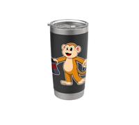 Monkey Wizard Magic Wand Stainless Steel Insulated Tumbler