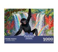 Monkey1000 Piece Puzzle Puzzle Animals A Challenging Puzzle Gifts for Women And Men 38x26cm/1000pcs