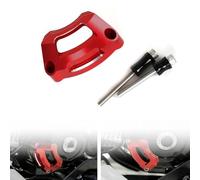 monkey125 Accessories CNC Engine Stator Crash Guard Protector Cover Compatible with Monkey 125 Dax125 ST125 Grom 2022 2023 2024 Red
