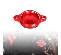 Monkey125 Engine Oil Filter Cover CNC Cap Compatible With Monkey 125 (JB03) Dax 125 (JB04) Grom/MSX (JC92) Super Cub C125 (JA58) (Red)