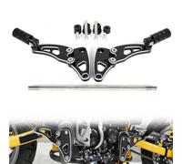 Monkey125 Foldable Footrests Compatible with Monkey 125 2018-2025 Motorbike CNC Aluminum Rear Passenger Foot Pegs Foot Pedal Sets Black