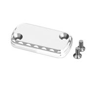 Monkey125 Front Brake Reservoir Cover Compatible with Monkey 125 Z125MA CT125 Trail 125 ST125 SUPER CUB C110 DAX125 Accessories Motorbike CNC Brake Oil Fluid Reservoir Guard (SLIVER)