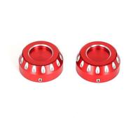 Monkey125 Front Fork Top Cover Cap Compatible With Grom Monkey 125 Dax ST125 MSX125 MSX 125SF GROM All years Motorbike 3D CNC Aluminum Accessories (Red)