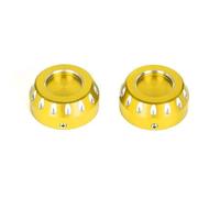 Monkey125 Front Fork Top Cover Cap Compatible With Grom Monkey 125 Dax ST125 MSX125 MSX 125SF GROM All years Motorbike 3D CNC Aluminum Accessories(Gold)