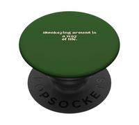 Monkeying around is a way of life. PopSockets Adhesive PopGrip