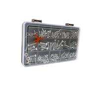 Monkeyjams' Shed Pozi Countersunk Machine Screw Kit. Assorted M3, M4 & M5. A2-70 (304) Stainless Steel. 270 Pieces