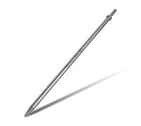 MonkeyKingBar-Pneumatic Chisel 0.22"x18" Point Tip Air Chisel- Round Taper Punch 0.401 Inch Shank Air Tool Suitable for Air Hammer