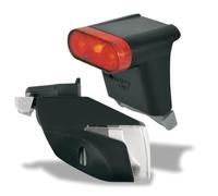 MonkeyLink Light 50 LUX Set Connect Bicycle Lighting Set, Bicycle Accessories (Front and Rear Bicycle Lights, Magnetic Mounting, Firm Hold, with StVZO Approval), Black
