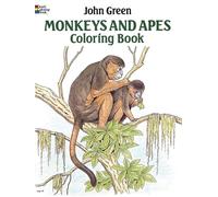 Monkeys and Apes Coloring Book (Dover Nature Coloring Book)