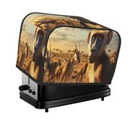 Monkeys In The Sunlight Toaster Cover 2 Slice Kitchen Small Appliance Covers With Pockets Dust And Fingerprint Protectio