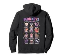 Monkeys of the Planet Educational Pullover Hoodie