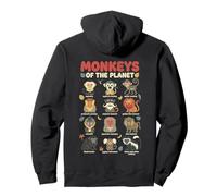 Monkeys of the Planet Educational Pullover Hoodie