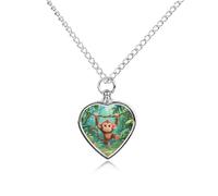 Monkeys Playing on Vine Swings Pet Ashes Necklace with Filling Kits 70CM Cable Chain Memorial Cremation Urn Necklace Jewelry Souvenir Keepsake for Human Ashes Dogs Cats Sympathy Gift for Women Men