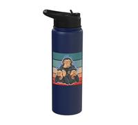 Monkeys See Nothing Evil Hear Nothing Evil Speak Nothing Stainless Steel Insulated Water Bottle