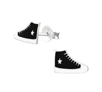 Monkimau Girl Earrings Sneaker Shoe Stud Earrings in 925 Sterling Silver Silver