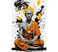 Monks Medallion B Monogram Initial Journal