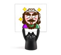 Monks Mythology Novel Memo Holder Cartoon Black Cat Stand Decoration