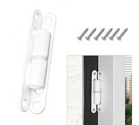 Monlech Plastic Steel Casement Screen Hinges,Small Screen Accessories Hardware Parts,Window Hinge for Fly Screen Door,Window Fittings Replacement Parts (6, White)