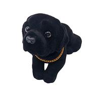 MonLiya Bobble Head Labrador, Car Decoration Nodding Dog Ornaments High Emulation Dog Dashboard Vehicle Desk Tabletop Office Decor Car Gift for Men(Labrador)