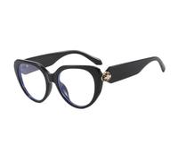 monmandi Snakehead Cat Eye Large Frame Eyeglass Frame, New Flat Lens, Personalized Eyeglass Frame, Fashionable, Versatile, High-end Feeling